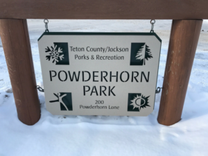 Jackson Hole Park Sign