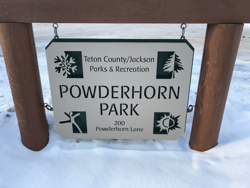 Jackson Hole Park Sign 